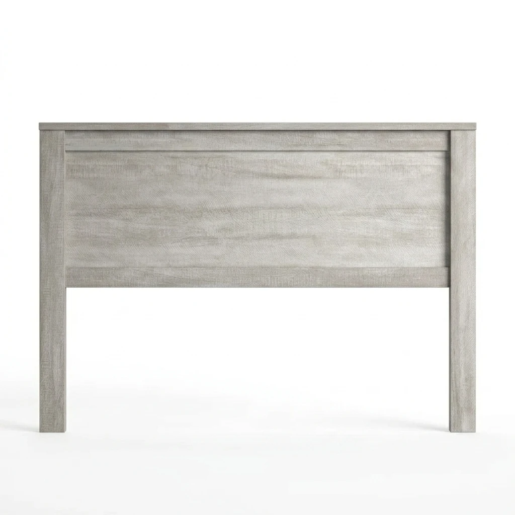 Panel Headboard with Shelf