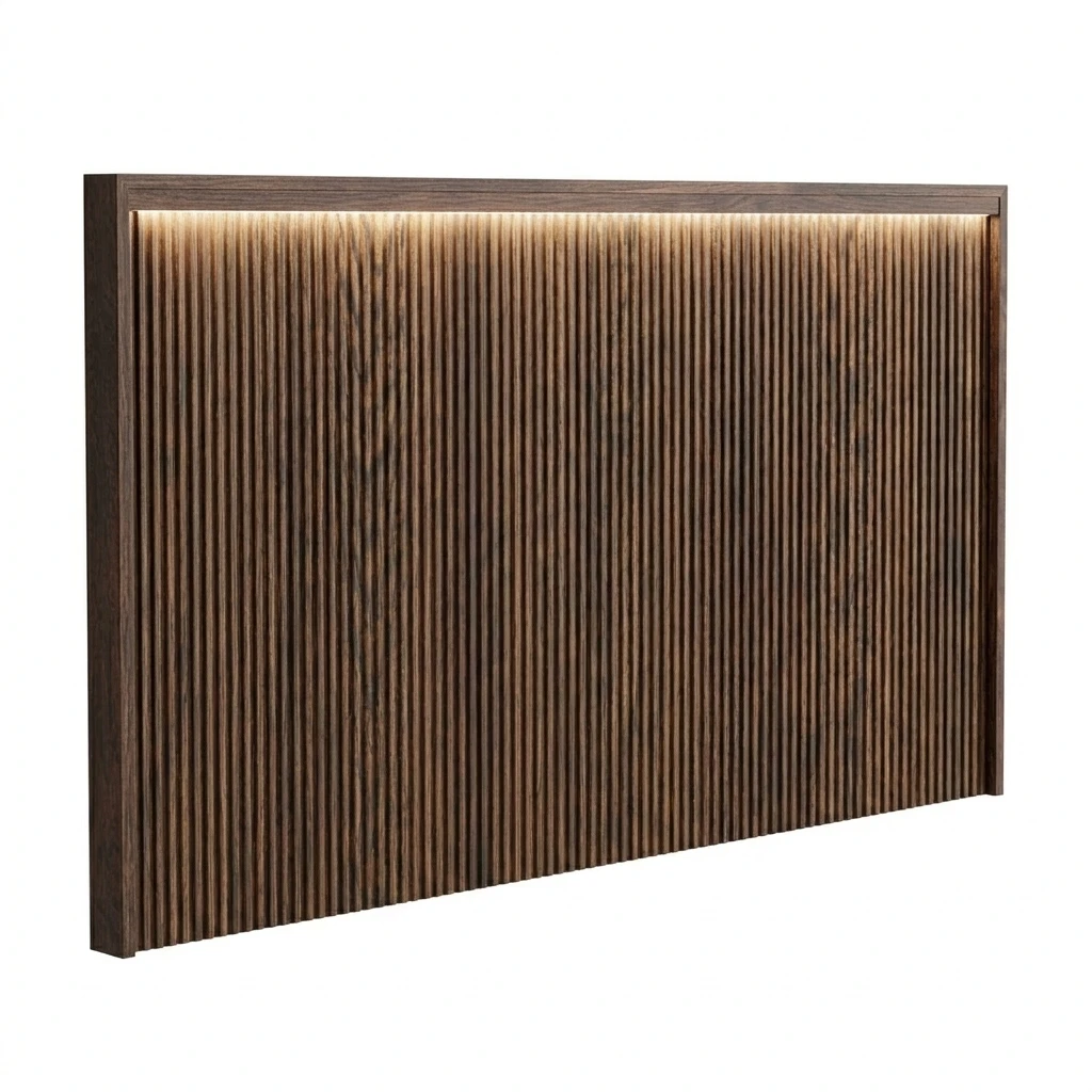 Fluted LED Headboard