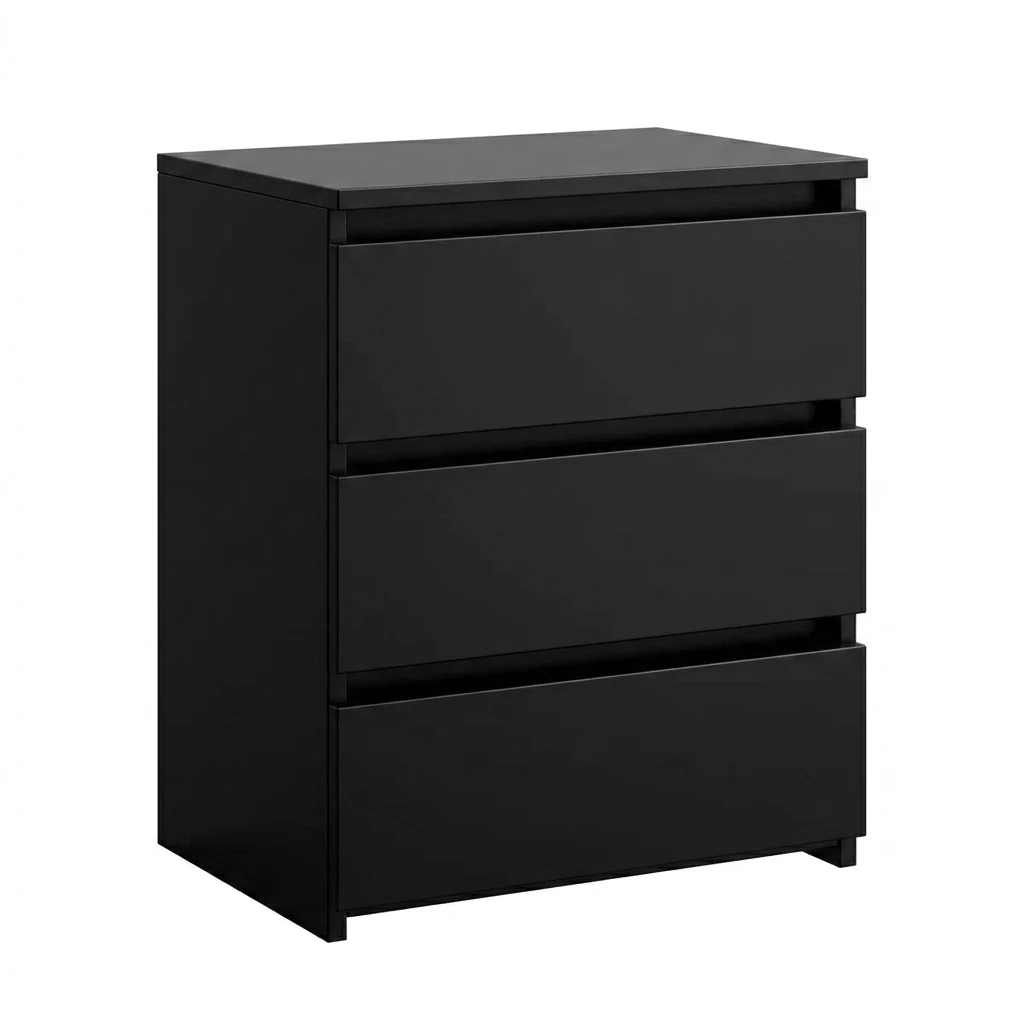 Three-Drawer Nightstand
